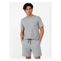 ARROW - Pijama Corto Cuello Redondo Regular Fit Gris
