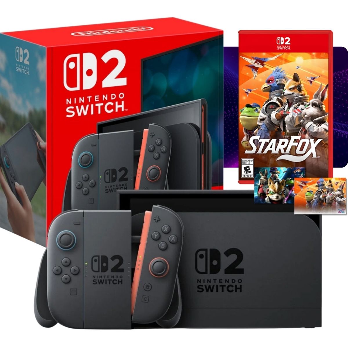 NINTENDO - Consola Nintendo Switch 2 + Star Fox SW2 Bundle Exclusivo