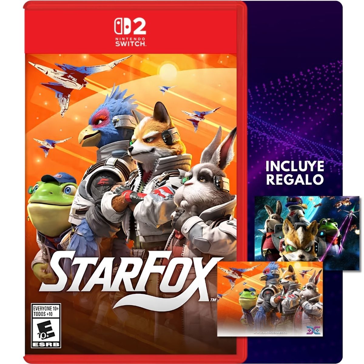 NINTENDO - Consola Nintendo Switch 2 + Star Fox SW2 Bundle Exclusivo