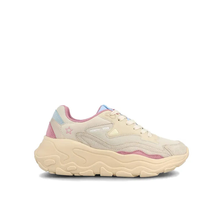 Zapatilla Mujer K-Star Beige