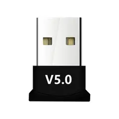 MOTOMO - Adaptador Receptor Bluetooth 5.0 USB para PC Laptop Alcance 20m