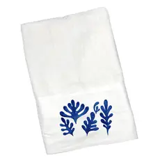TUYO PRINT - Toalla de mano Algas Azul