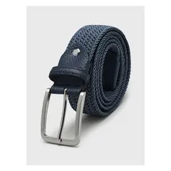 ARROW - Cinturón Elástico Trenzado Denim