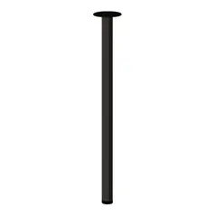 HBT - Pack de 4 Patas de Mesa Redonda 40MM Alto 710MM Negra