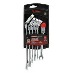 WESTUL - Set 6 Llaves Combinadas Westu Flexibles 8 A 17mm Acero Cr-v uso Profesional