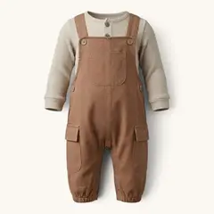 CHINA - Conjunto De Jardinera + Polera Manga Larga Para Niños