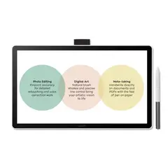 WACOM - Tabla digitalizadora - One Pen Display 14 - USB-C - 30.9 x 17.4 cm