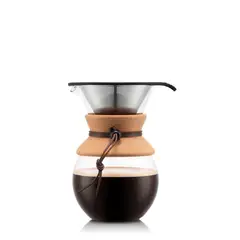 BODUM - Cafetera de Goteo filtro permanente 1 lt corcho