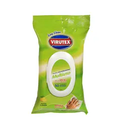 VIRUTEX - Toallitas Desinfectante Multiuso 50 unidades