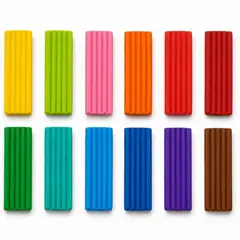 CARIOCA - Plastilina Plasty 12 Colores 150g Sin Gluten - PS