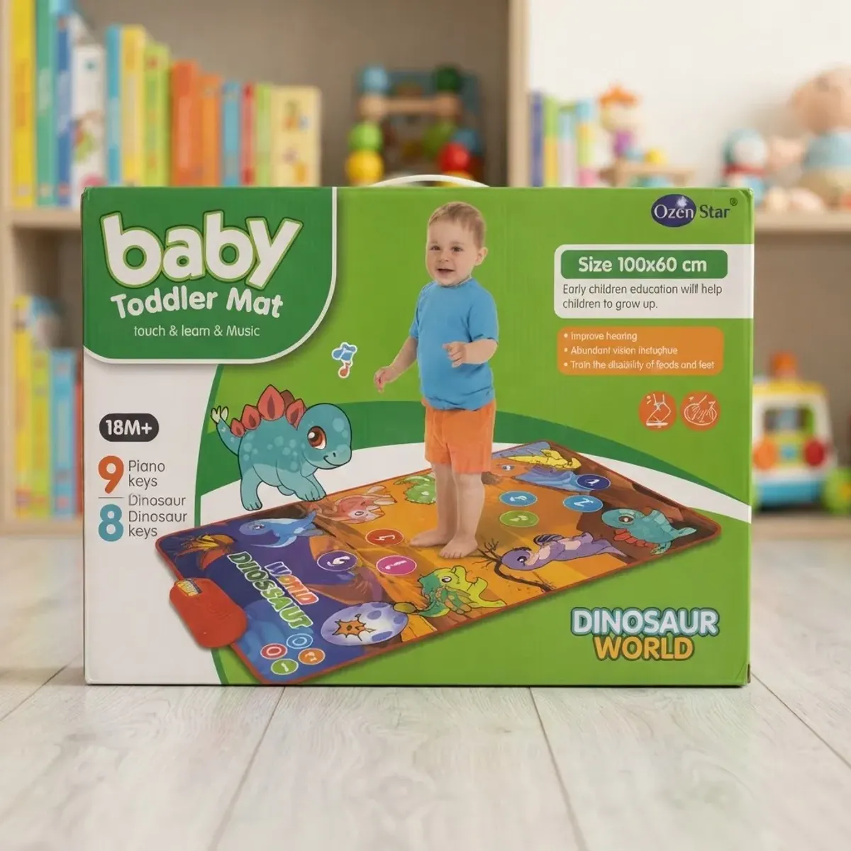 BABY - Alfombra Musical Bebé Dinosaurios Piano Táctil