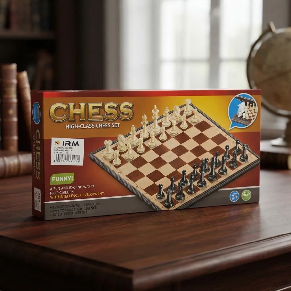 IRM - Juego de Ajedrez Clásico con Tablero y Piezas  Set Ajedrez Tablero Magnetico