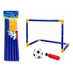 GENERICO - Mini Portería De Fútbol PVC Con Malla, Balón E Inflador Arco Portátil Para Niños