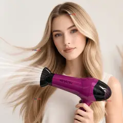 REVLON - Secador de Cabello 2000W Ionico Violeta DR773PLA2