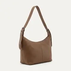 MD - Bolso Hobo Mujer Cierre Cremallera Textura Croco Cuero Ecológico Cartera