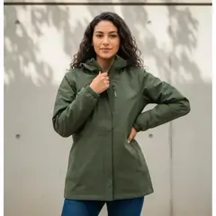 BLUE MOUNTAIN - Chaqueta Cortaviento Mujer Trekking Senderismo Ligera