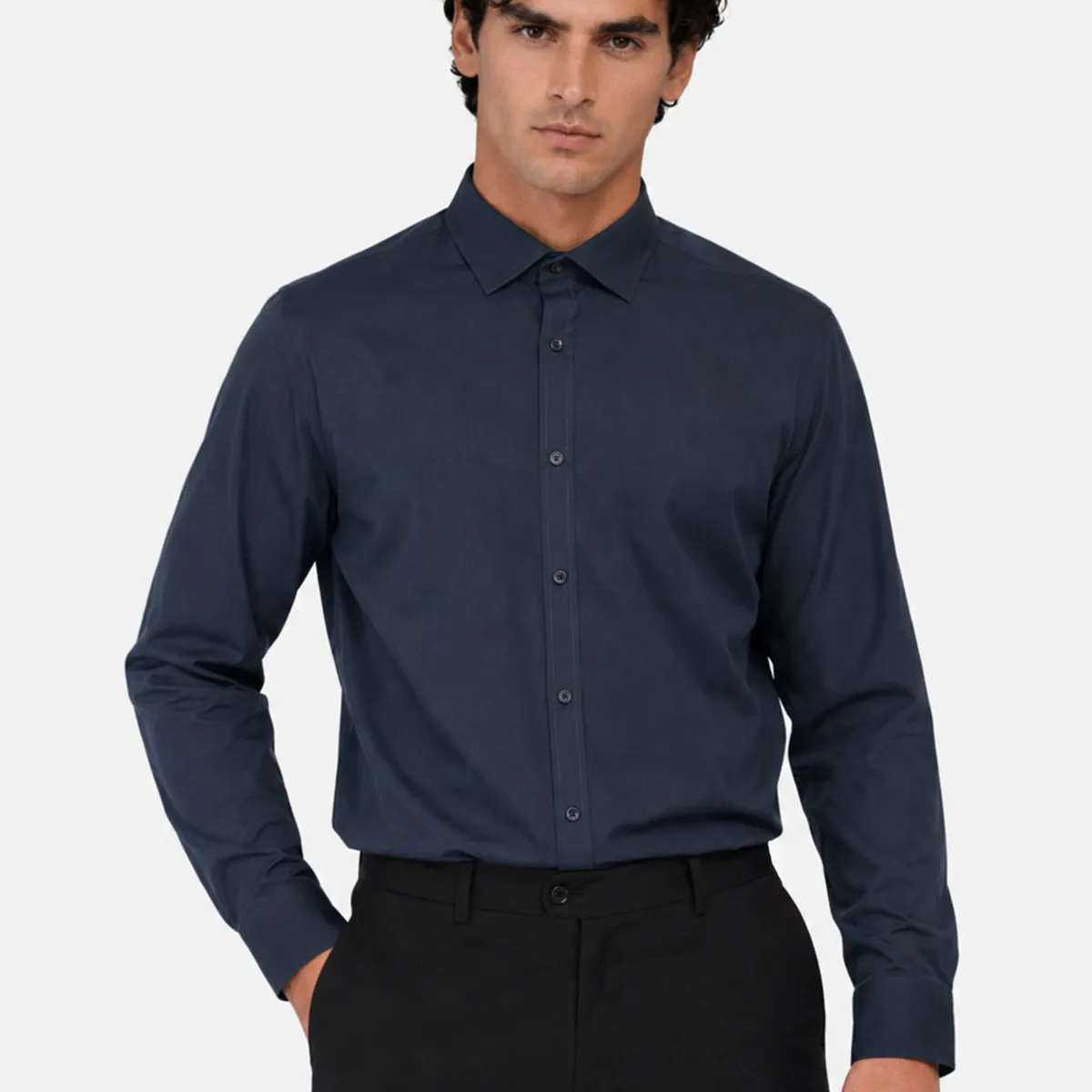 ARROW - Camisa Formal Lisa Tailored Fit Azul Arrow ARROW