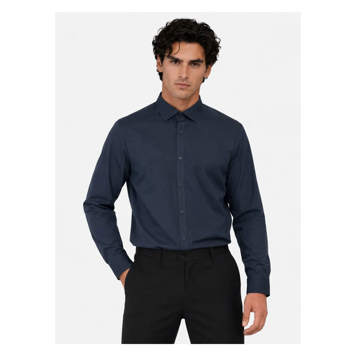 ARROW - Camisa Formal Lisa Tailored Fit Azul Arrow ARROW