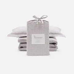 BABYROSEN - Funda de Plumón Algodón Vichy Beige Cuna - Baby Rosen