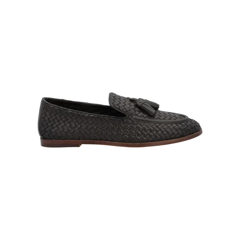 Mocasín Cuero Mujer Giulia Café Oscuro