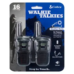 COBRA - Radiotransmisor 16 millas 22 canales Open Box