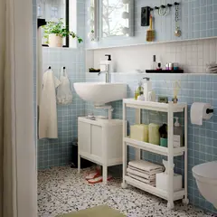 IKEA - VESKEN carro 54x18x71 blanco
