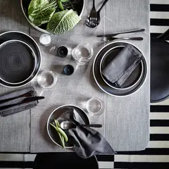 IKEA - SVARTSENAP mantel 145x240 gris