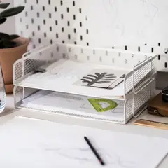 IKEA - DRÖNJÖNS bandeja documentos blanco 2un
