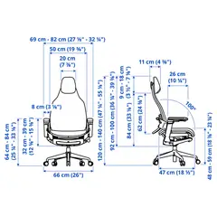 IKEA - BÄSTBOLL silla gamer negro/MJUK negro