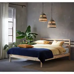 IKEA - Pantalla para lámpara de techo TORARED, junco/hecho a mano, 36 cm