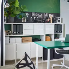 IKEA - Pizarra de notas SVENSÅS, negro, 40x60 cm