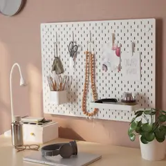 IKEA - Set de accesorios SKÅDIS, 7 piezas, blanco