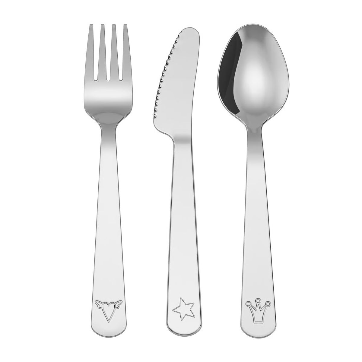 IKEA - FABLER cubiertos 3p acero inoxidable