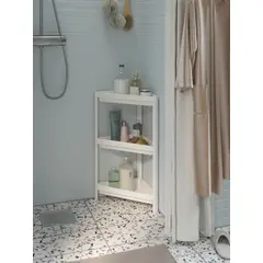 IKEA - VESKEN estante esquinero 33x33x71 blanco