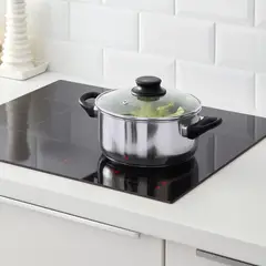 IKEA - ANNONS olla+tapa 2.8 l vidrio/acero inoxidable