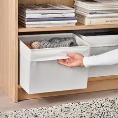 IKEA - Caja DRÖNA, blanco, 25x35x25 cm