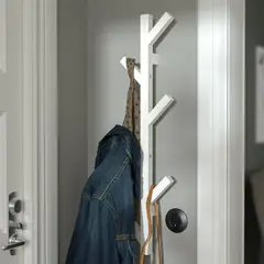 IKEA - Colgador TJUSIG, blanco, 78 cm