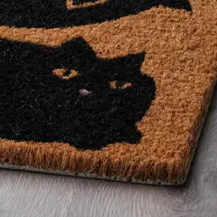 IKEA - VÄGTYP limpiapies 40x60 gato negro/natural