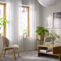 IKEA - Cortina de velo LILL, blanco, 280x250 cm