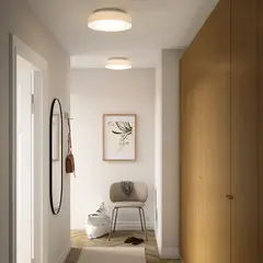 IKEA - Lámpara de techo KÄRRNOCKA, blanco, 37 cm