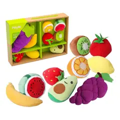 GENERICO - Set Juguete Sensorial Frutas De Felpa Hipoalergenico Blando
