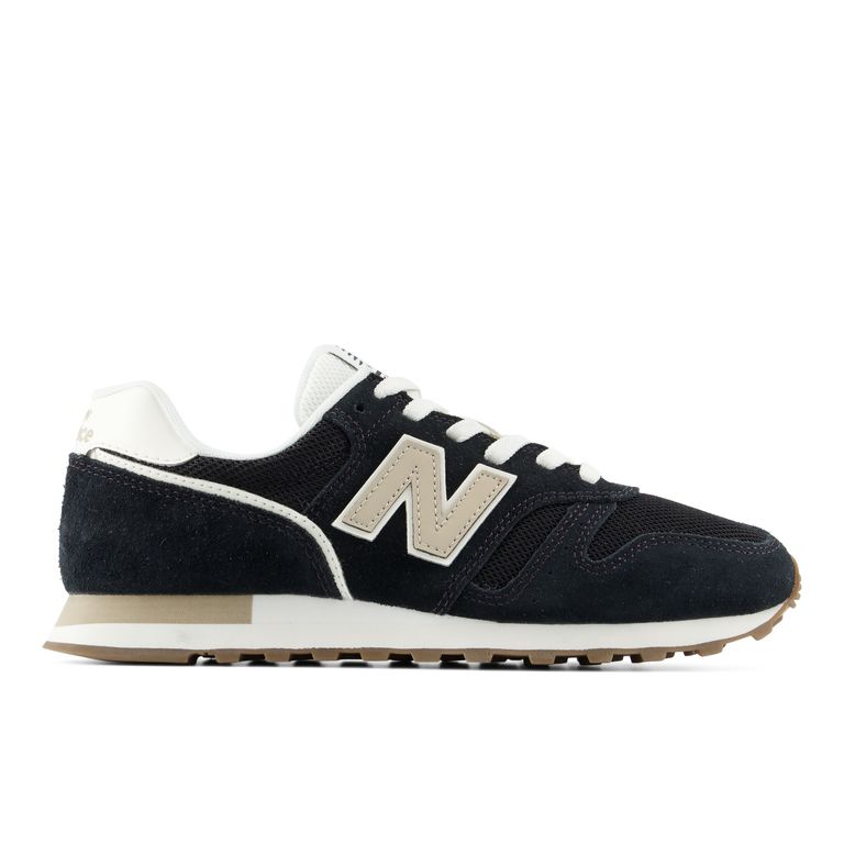 Zapatillas Urbanas Mujer 373 Negras/Beiges