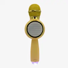 PROSOUND - Micrófono Karaoke TWS RGB Dorado Open Box