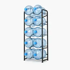 DALI - Estante Organizador Rack 10 Botellones Bidones Agua 20lts Metal