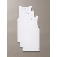 CALVIN KLEIN - Pack 3 Camisetas Cotton Classic Blanco