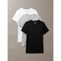 CALVIN KLEIN - Pack 3 Camisetas Cuello Redondo Cotton Classics Multicolor