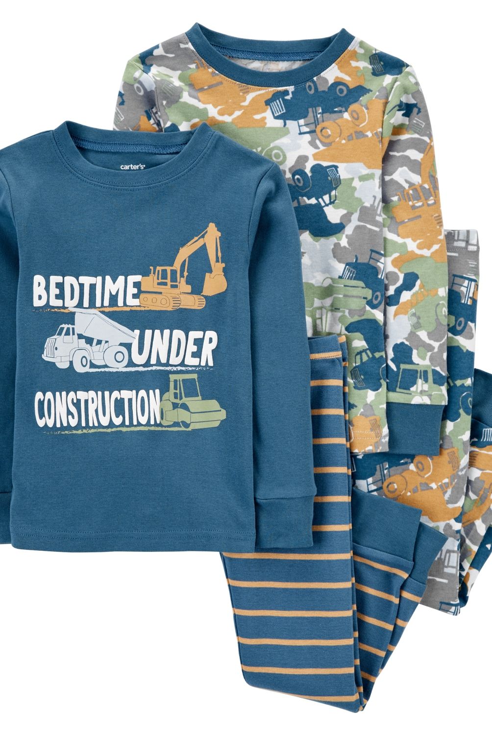 CARTER'S - Conjunto 4 Piezas Pijama Algodon   Niño