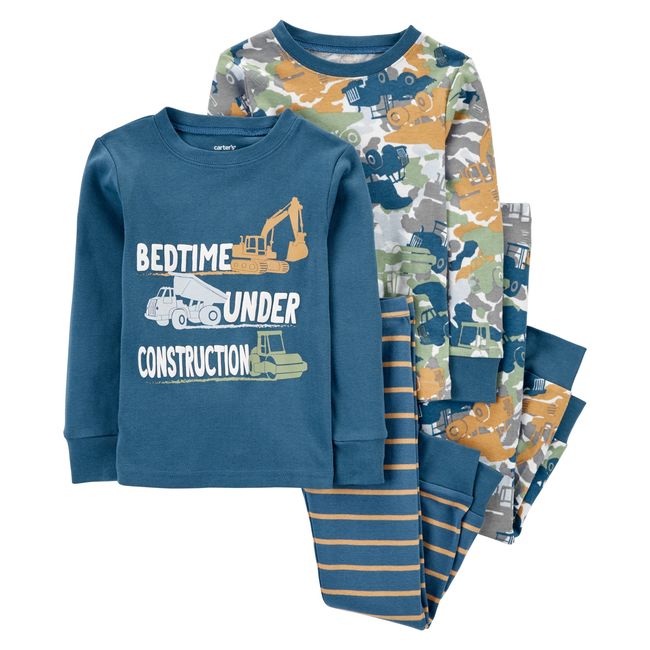 CARTER'S - Conjunto 4 Piezas Pijama Algodon   Niño