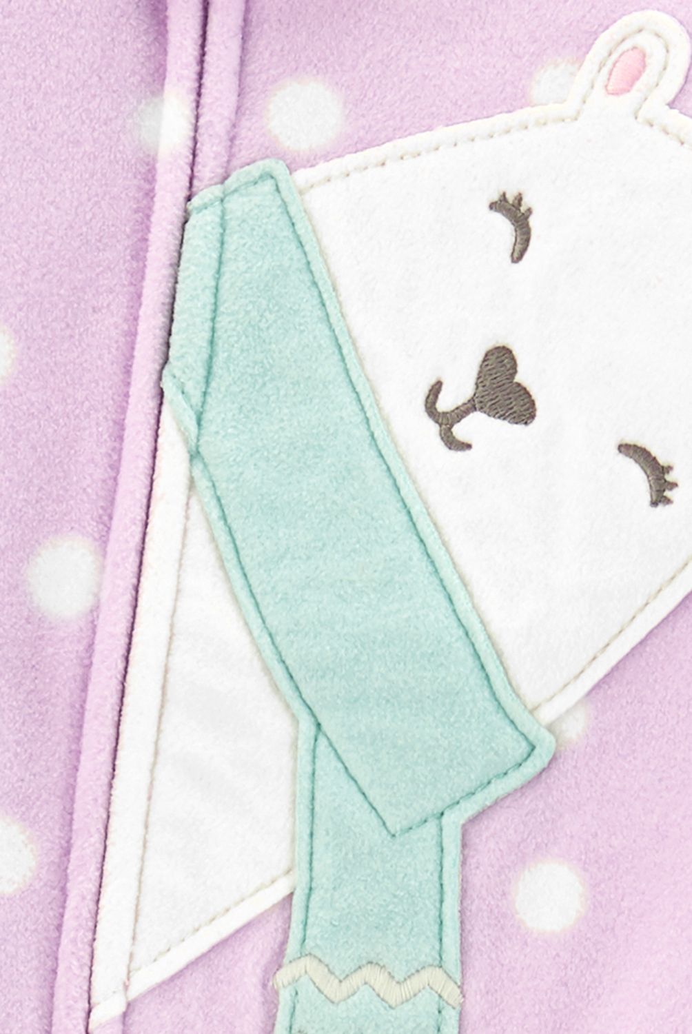 CARTER'S - Pijama Polar Lunares Oso Polar  Niña