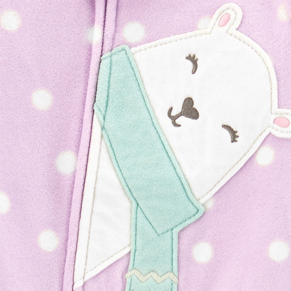 CARTER'S - Pijama Polar Lunares Oso Polar  Niña